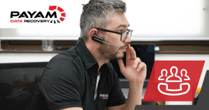Staff providing data recovery support in Australia