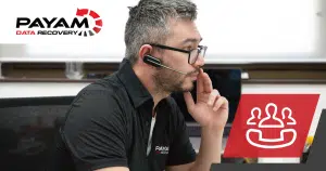 Staff providing data recovery support in Australia