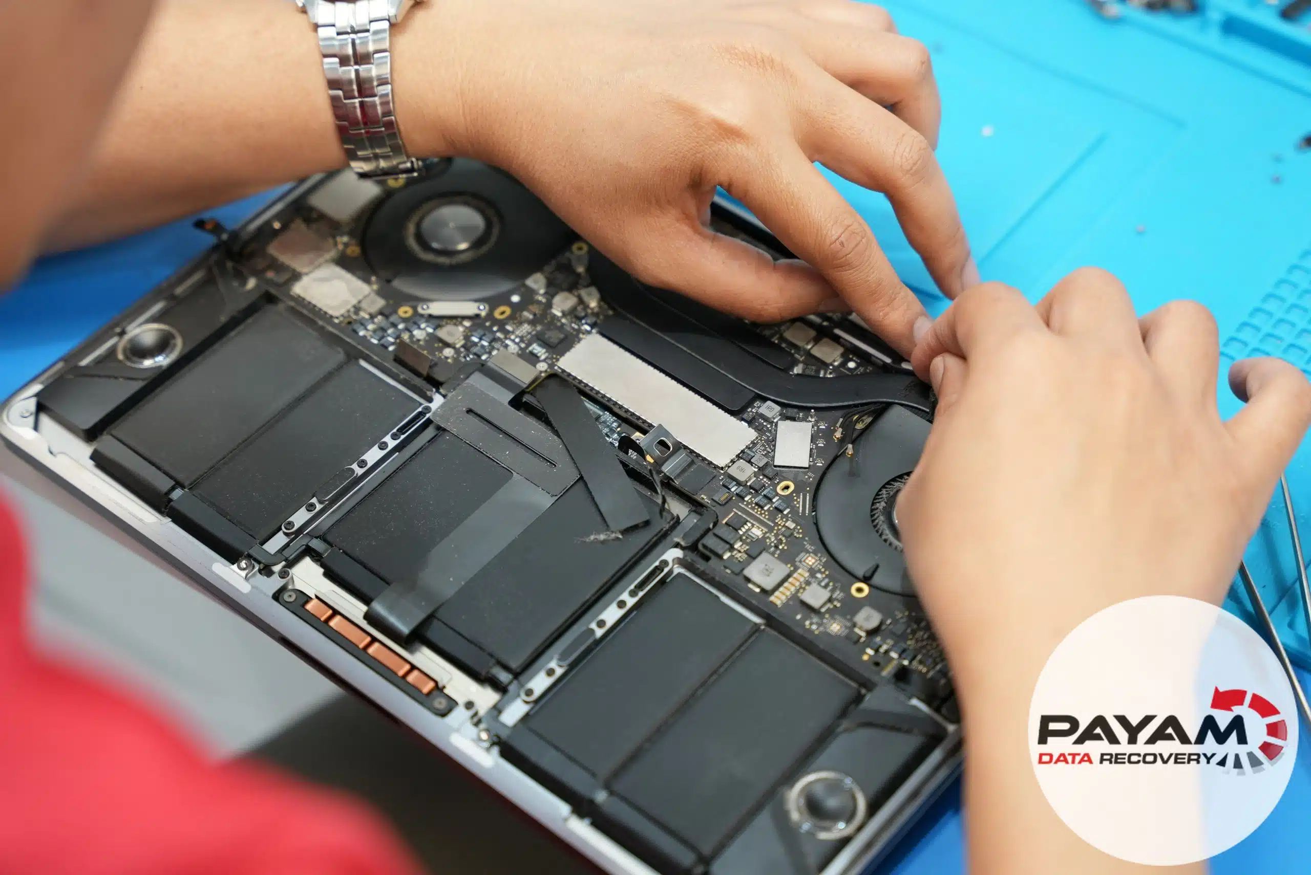 MacBook being taken apart