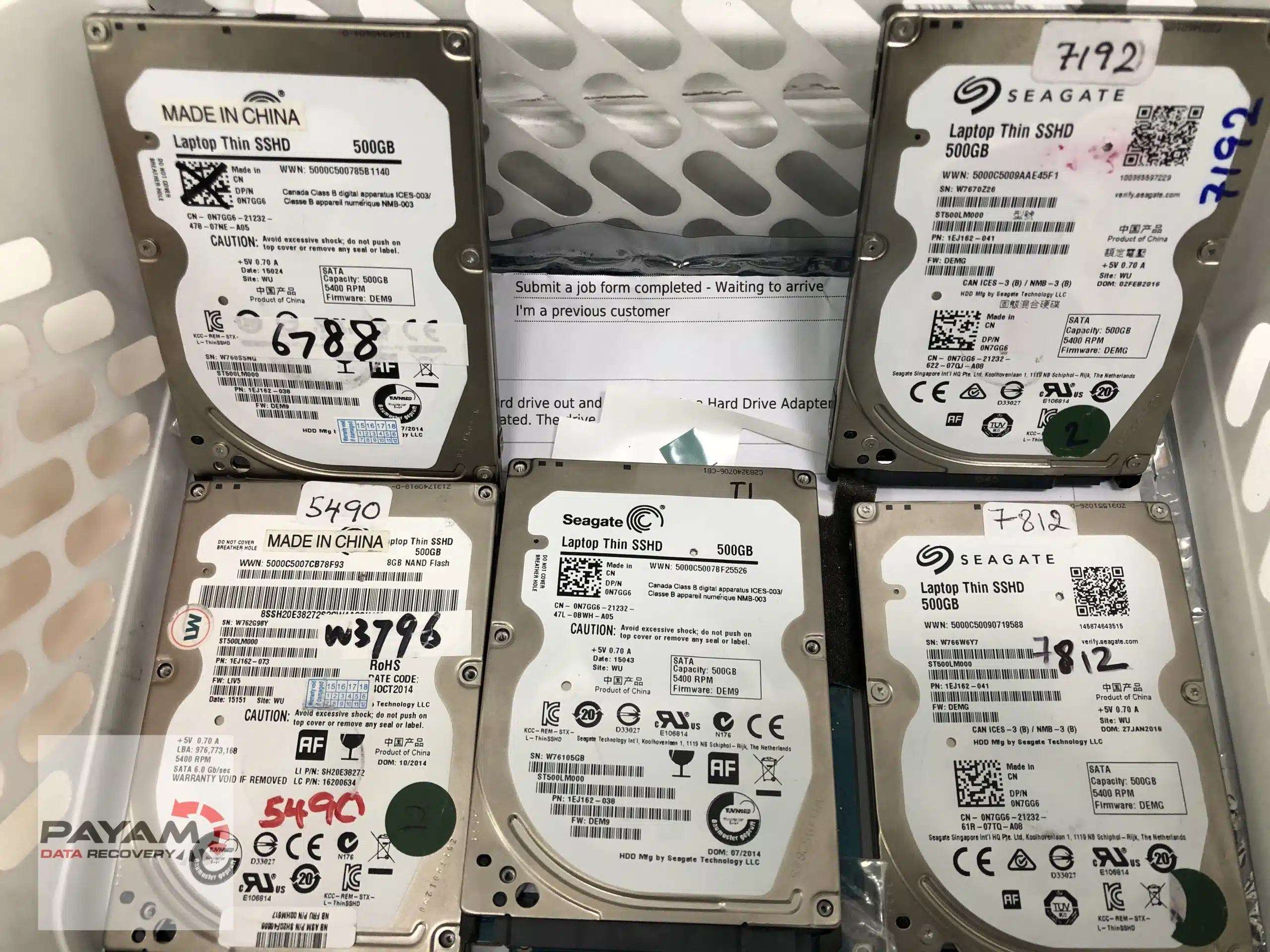 Alt Text: Seagate 2.5-inch hard drive for RAID and NAS data recovery at Payam Data Recovery in Perth.