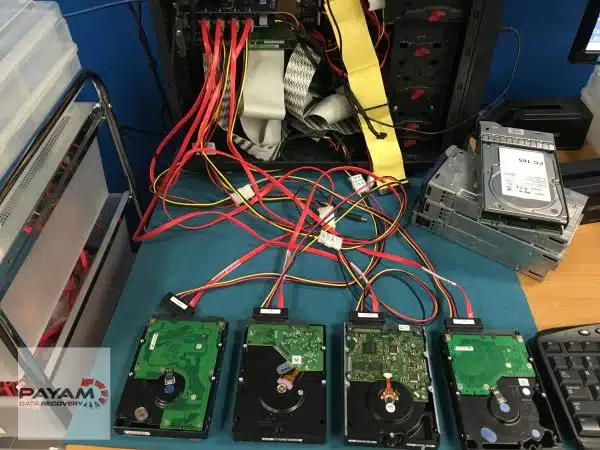 WD My Cloud EX4100 data recovery case study showing 9TB RAID 5 recovery at Payam Data Recovery Australia