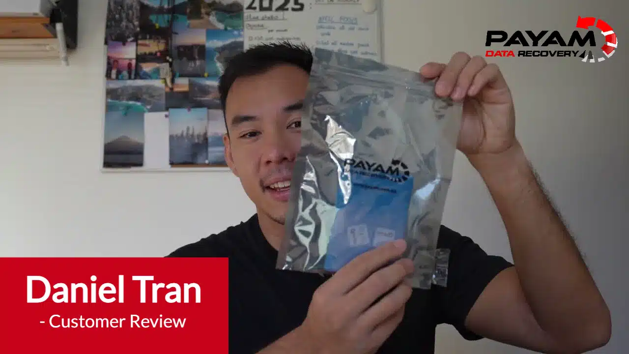 Payam Data Recovery - Customer Review - Daniel