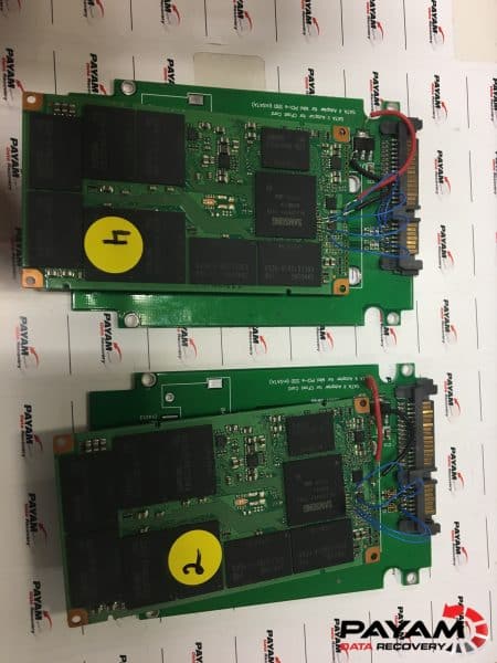 Failed SSD data recovery specialists at Payam Data Recovery Perth examining different SSD types