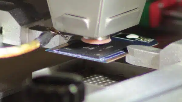 Acer Switch eMMC chip-off case study showing eMMC chip removal