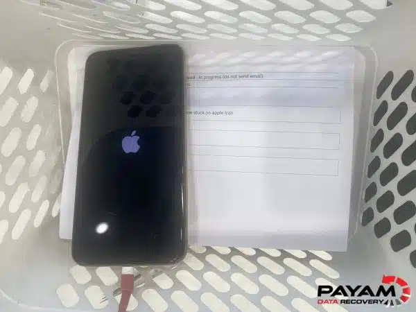 iPhone storage full case study showing iPhone logic board repair for boot loop