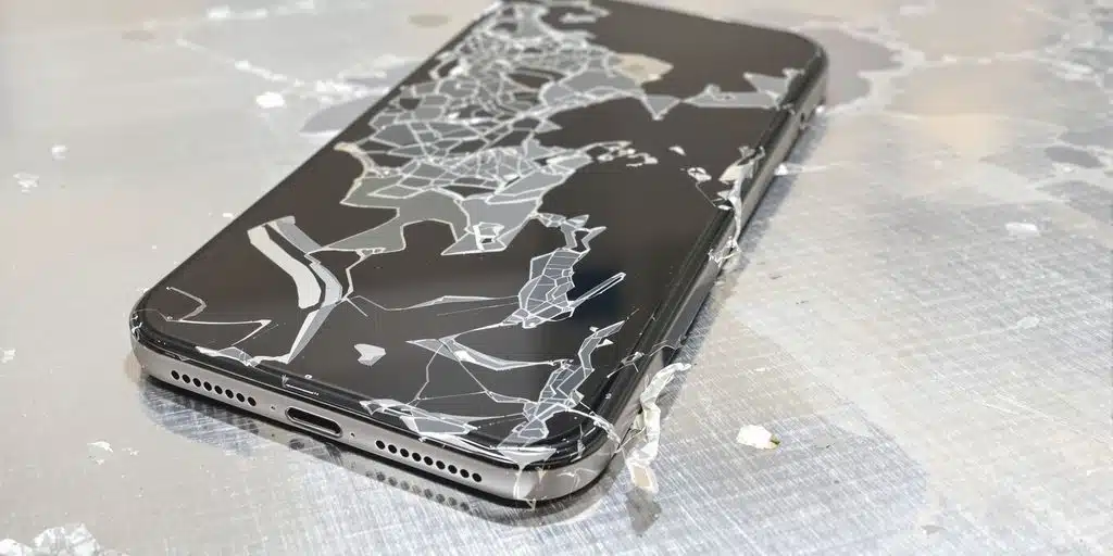 iPhone 14 Plus with water damage, professional repair.