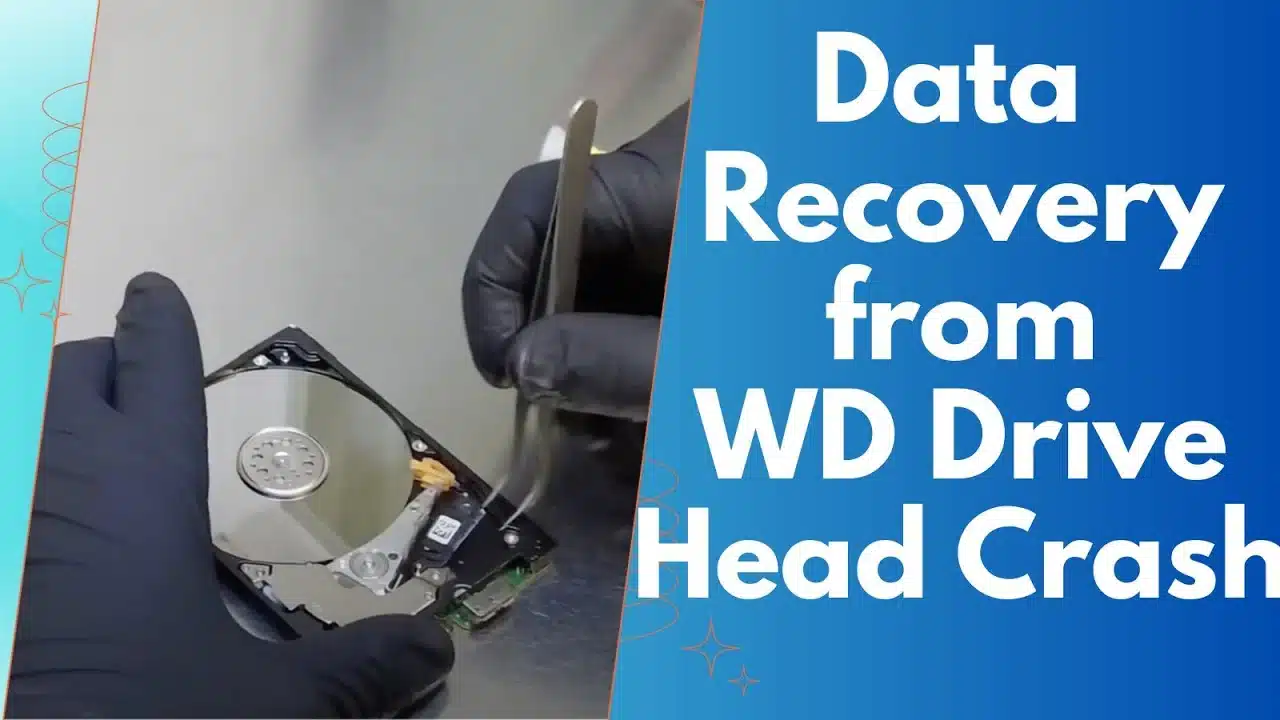 Hard Drive Data Recovery Success WD Drive Head Crash