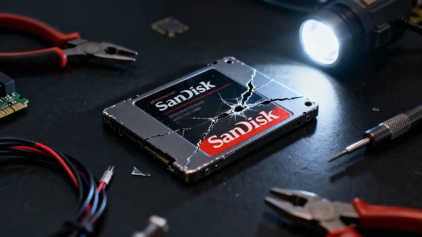 SanDisk SSD failure and data recovery