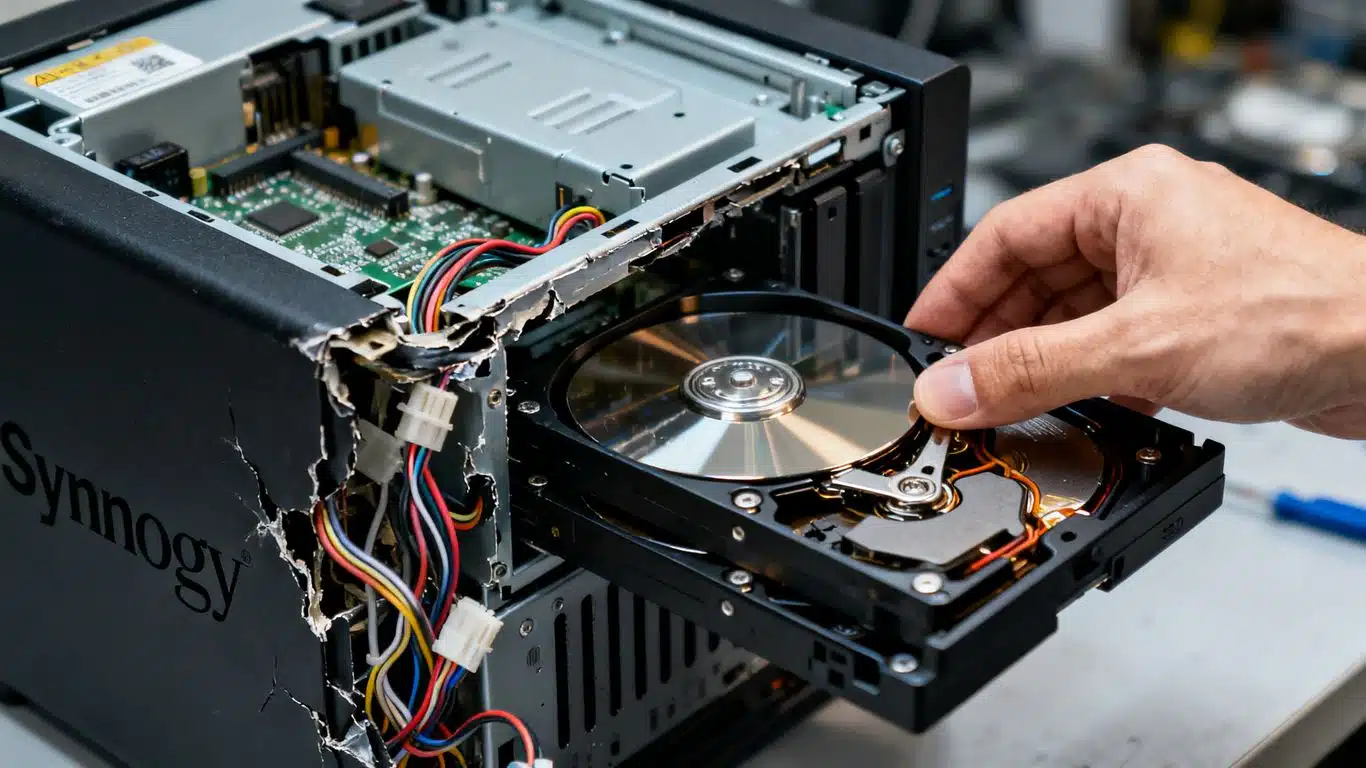 Synology NAS RAID 5 Data Recovery Case Study | 12 WD Drives