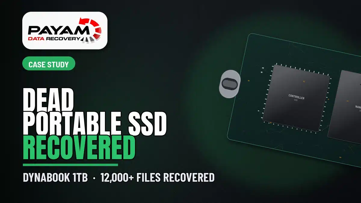 Portable SSD Data Recovery: 12,000 Music Files Saved After a Firmware Failure