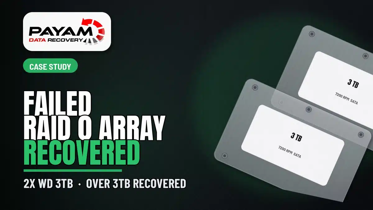 RAID 0 Data Recovery: 3TB of Business Files Saved After a Failed First Attempt