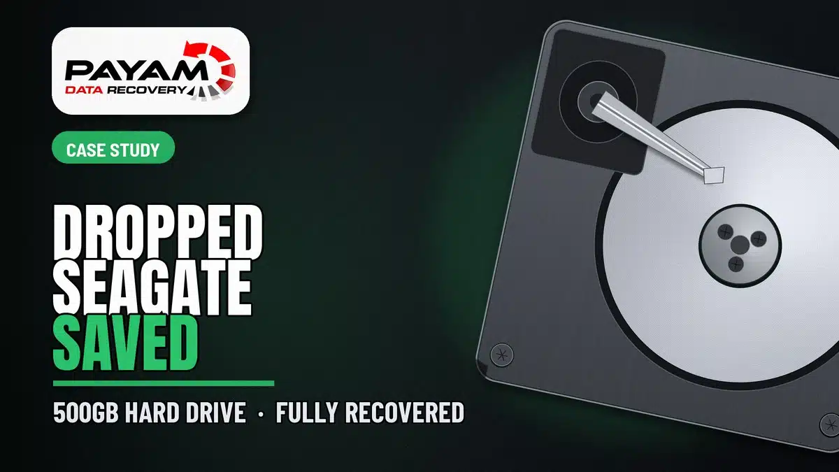 Dropped Hard Drive Data Recovery: A Seagate Head Replacement That Saved Every File